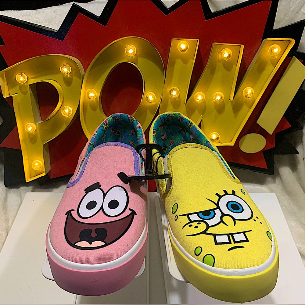 Nickelodeon SpongeBob Women’s Slip-on Sneakers
Size 9.5
New WITHOUT Tags
